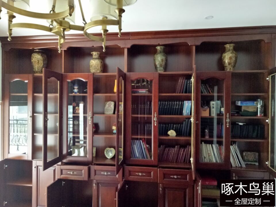 实木书柜2