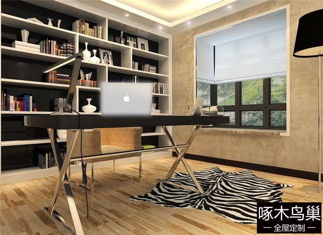 现代书桌和书柜8