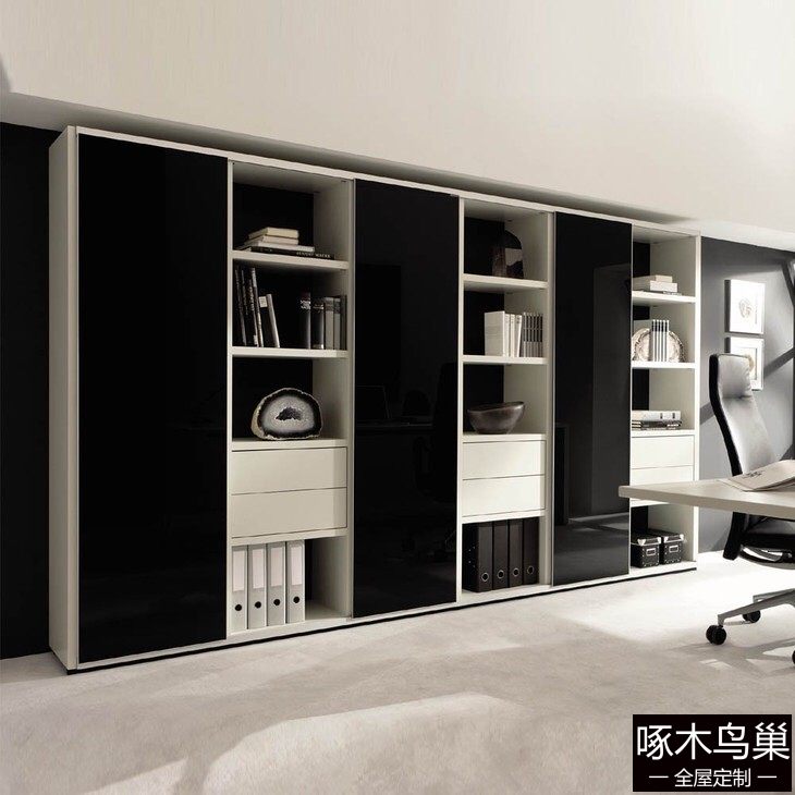 现代书桌和书柜9