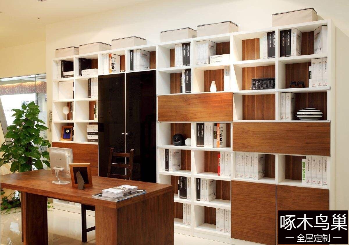 现代书桌和书柜11