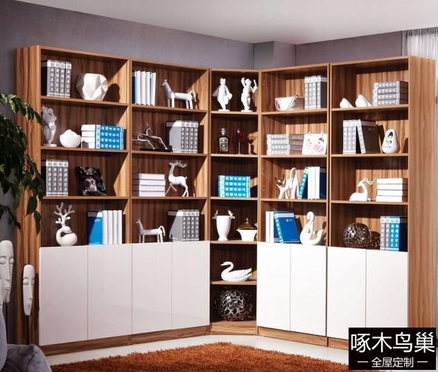 现代书桌和书柜10