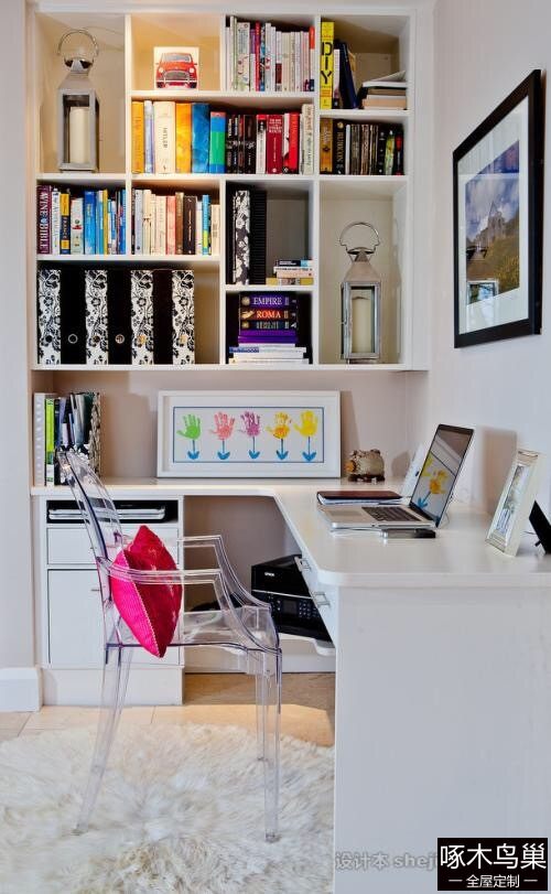 现代书桌和书柜15