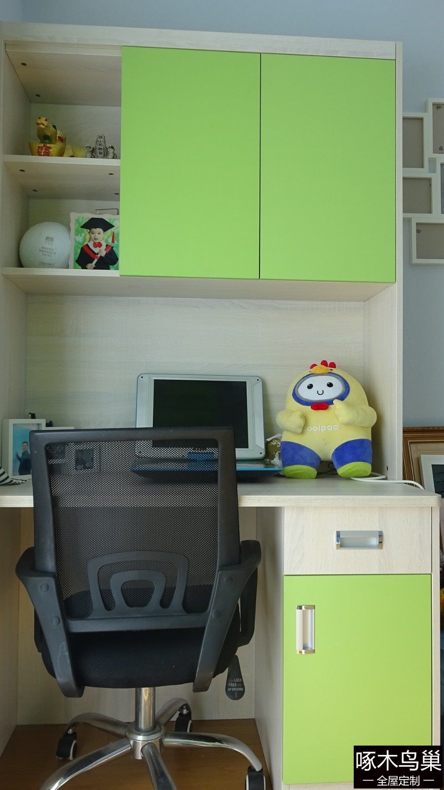 小清新书柜+书桌