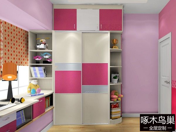 飘窗组合柜儿童房