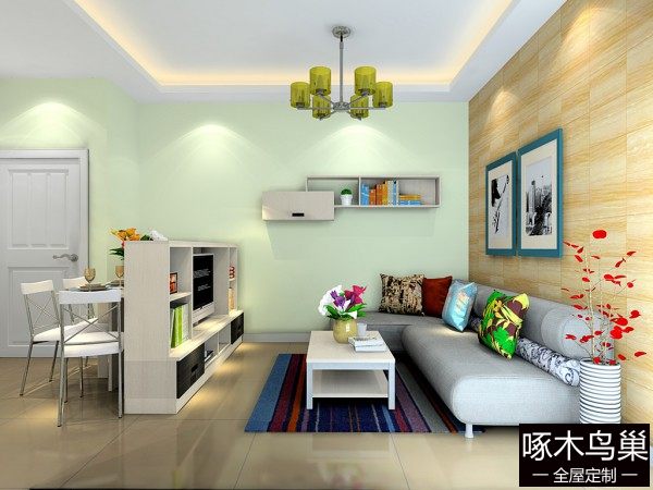 简约现代欧式榻榻米客餐厅